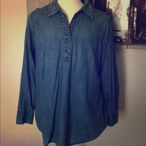 Long Sleeve Denim MATERNITY Top
